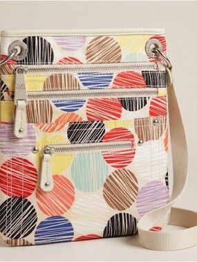 Tyler Rodan Multicolor Nylon Mini Crossbody Bag Lightweight Travel